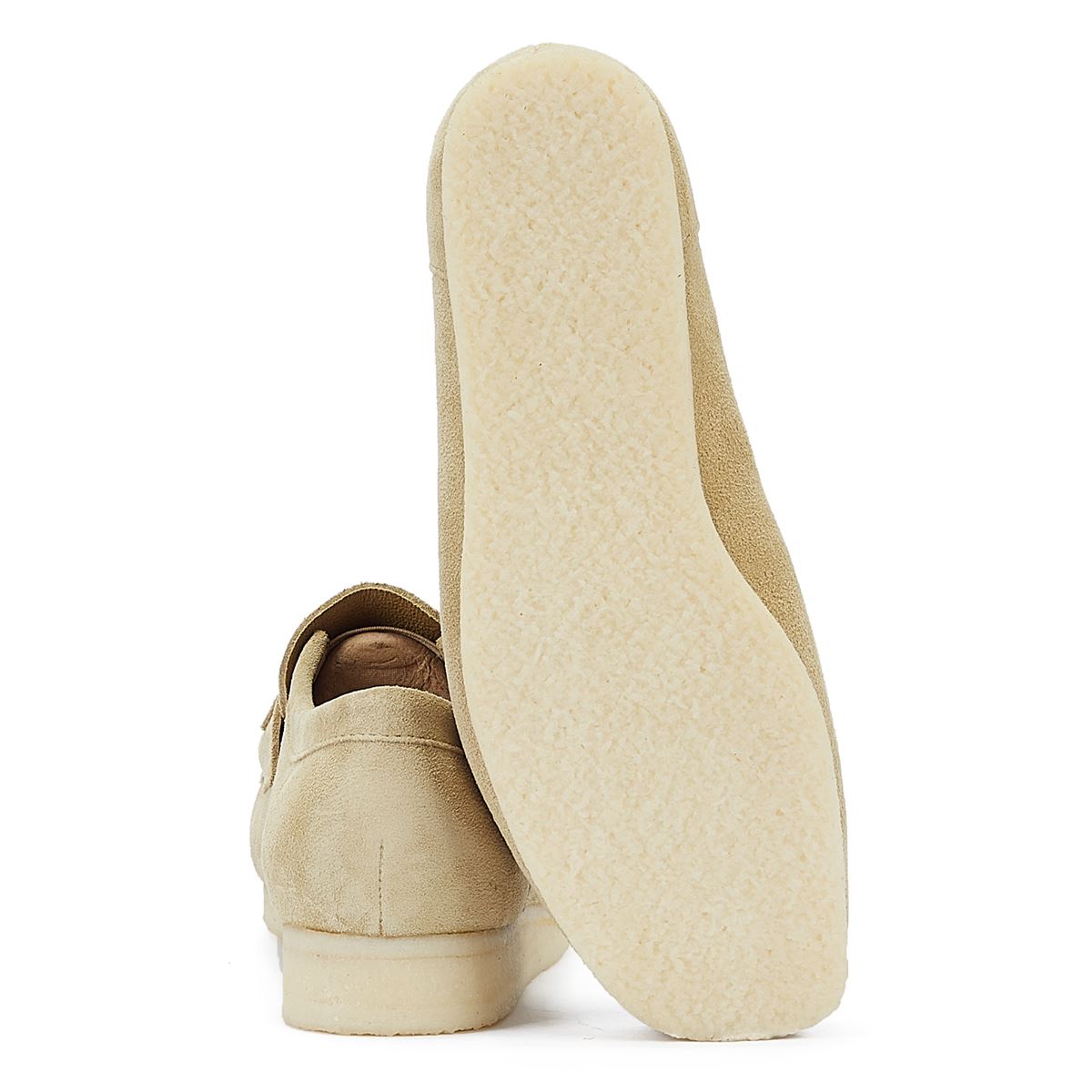 Clarks Originals Wallabee Herren-Lederslipper Aus Ahorn-Wildleder