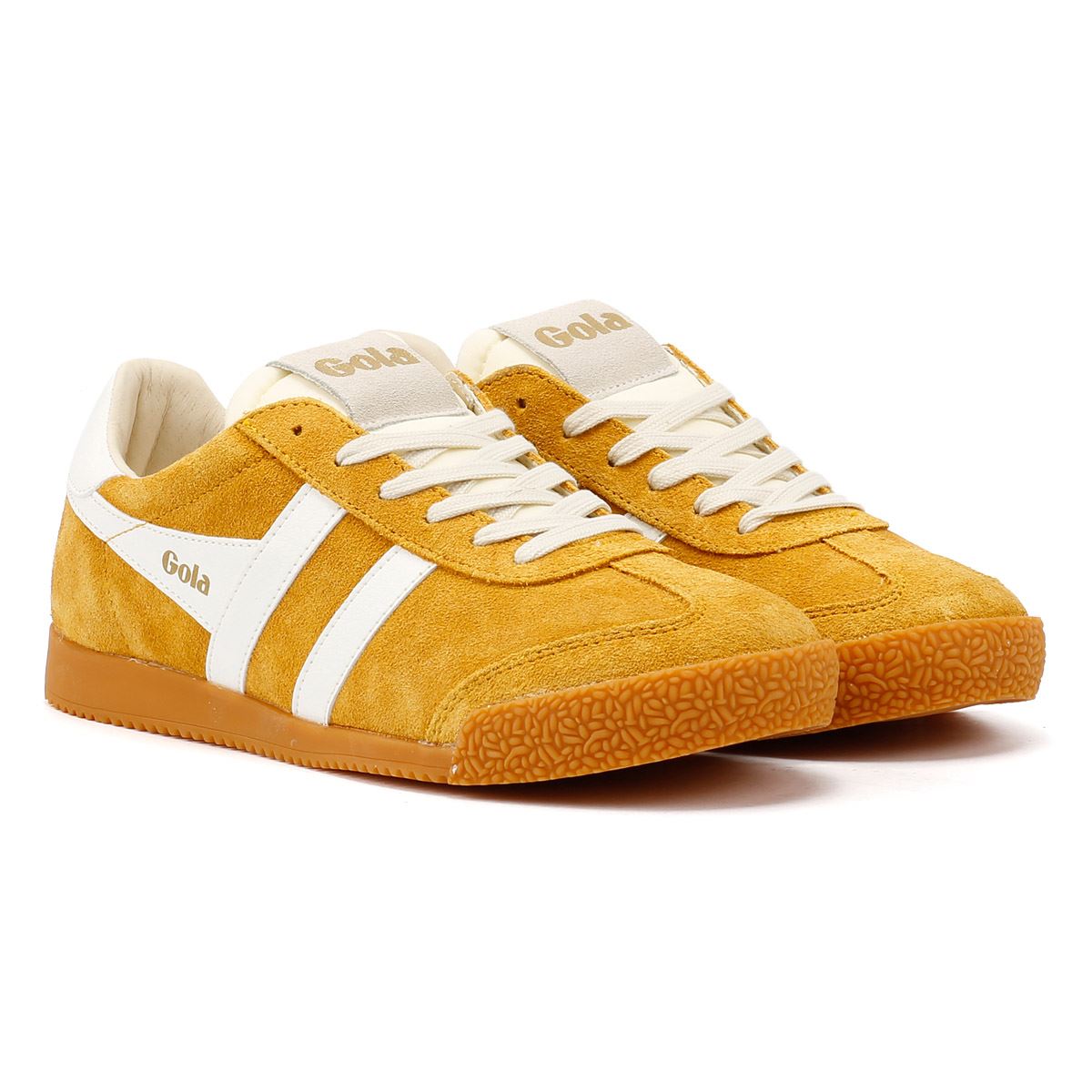 Gola Elan Wildleder Damen Gelbe Turnschuhe
