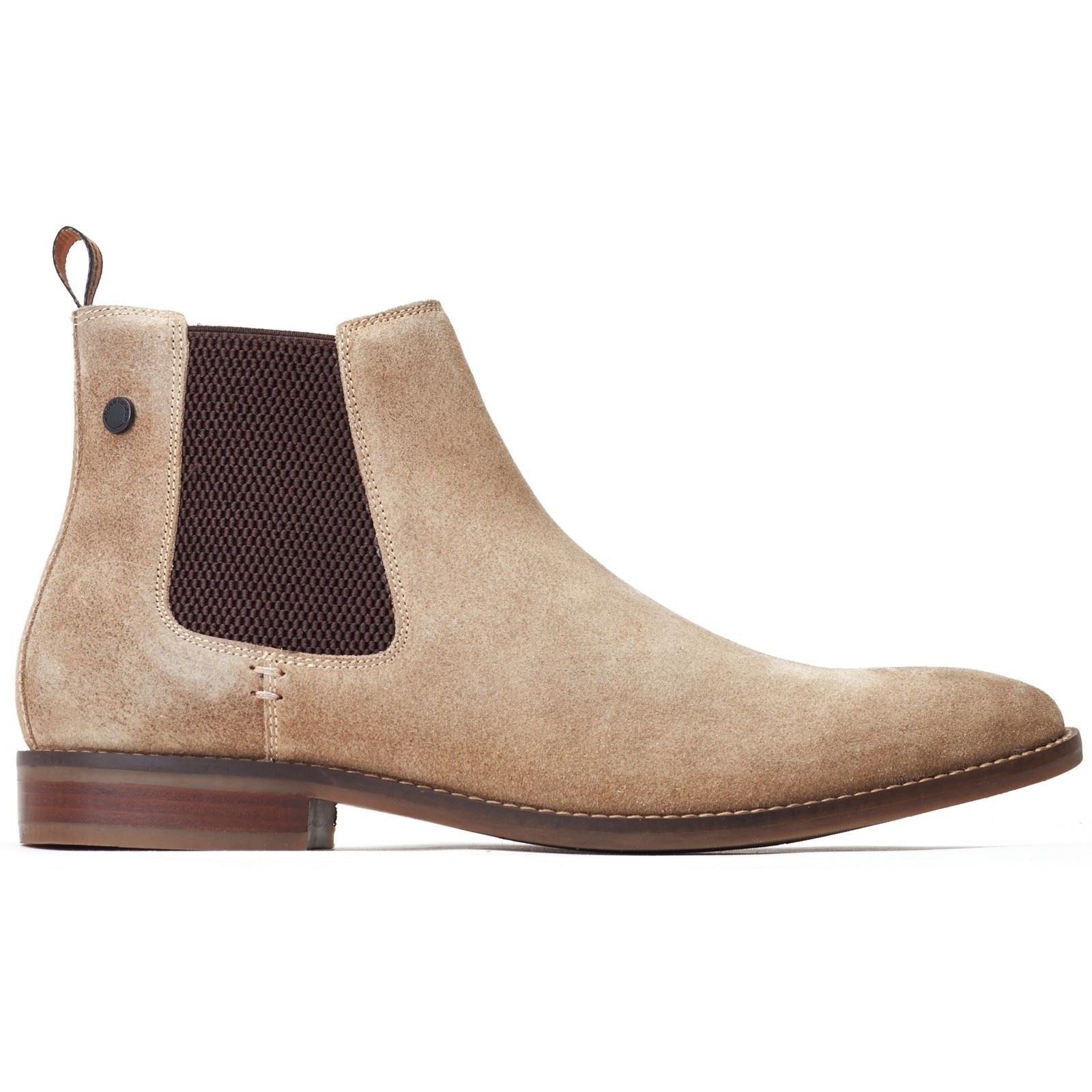 Base London Virgil Leder Sand Herrenstiefel
