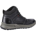 Hush Puppies Arnie Leder Herren Schwarze Stiefel