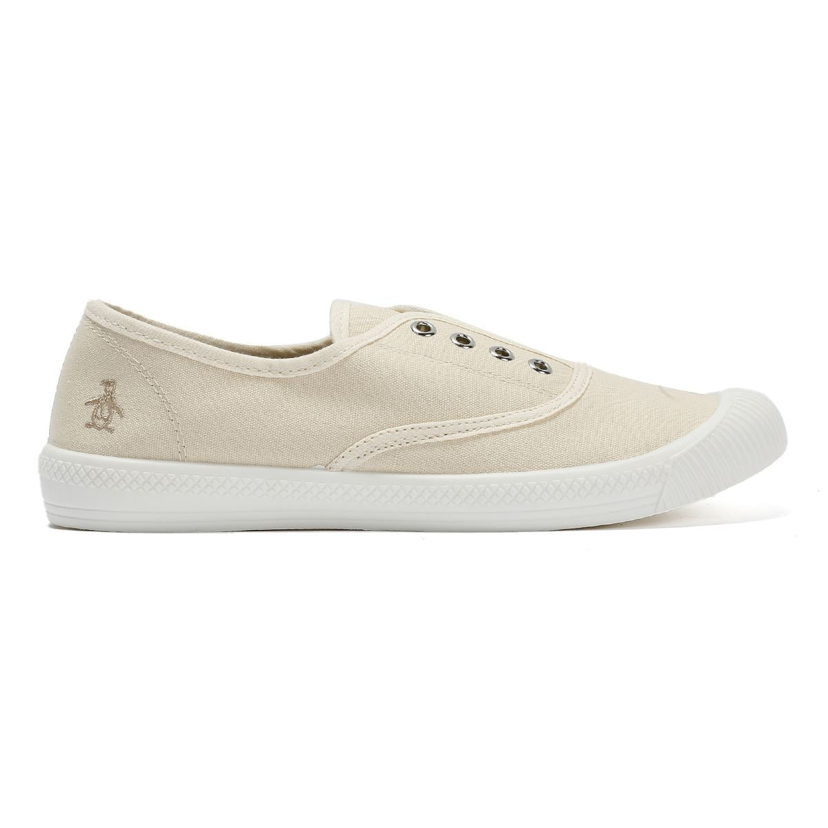 Penguin Anita Canvas Damen Weiße Schuhe