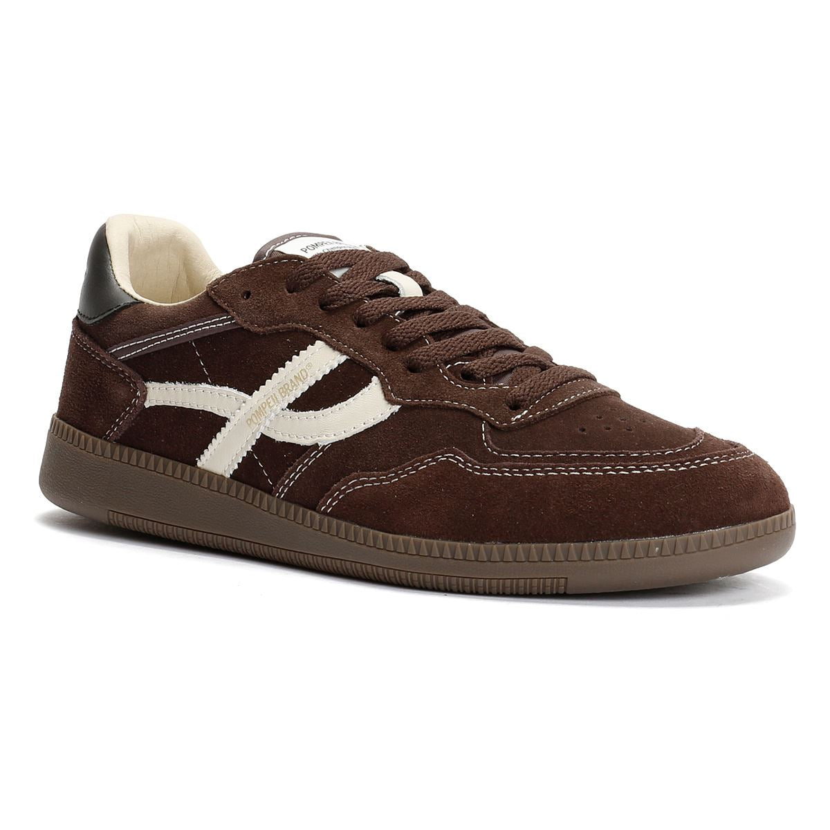 Pompeii Elan Sala Wildleder Herren Braune Sneaker