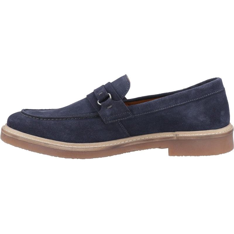 Hush Puppies Gryffin Herren Lederslipper In Marineblau