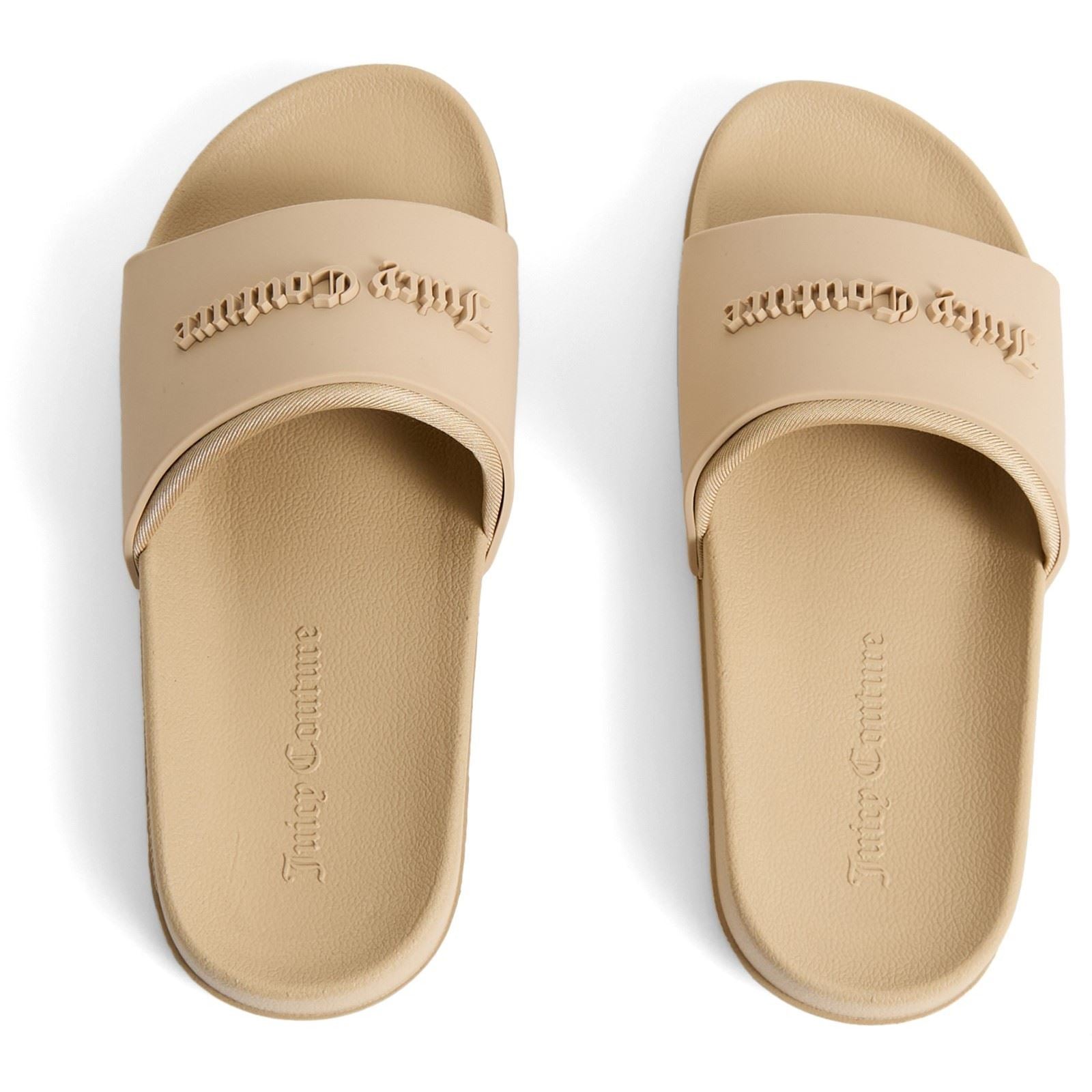 Juicy Couture Embossed Pvc Damen Nomad Slides
