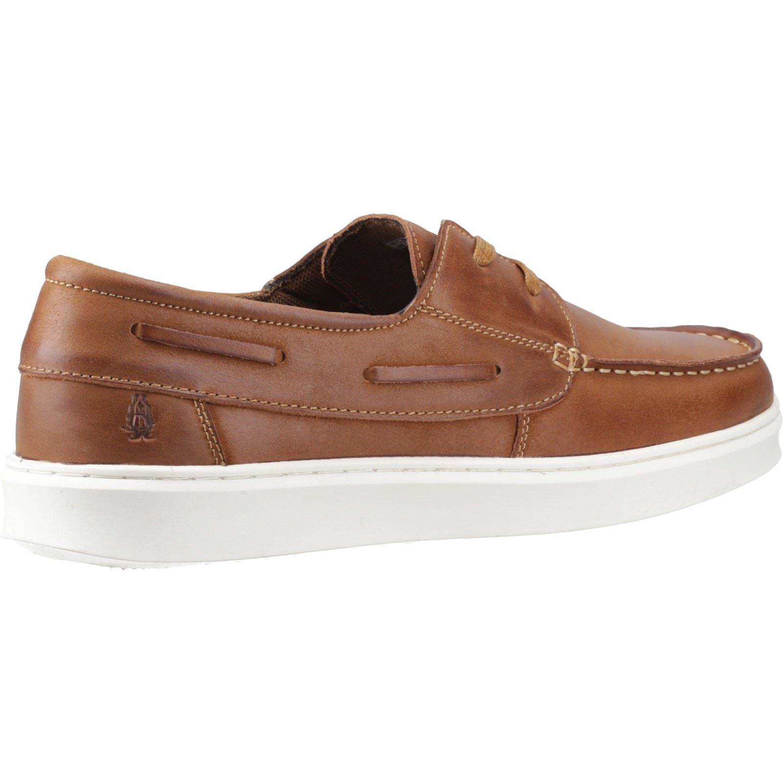 Hush Puppies Madden Boat Shoe Leder Herren Tan Bootsschuhe