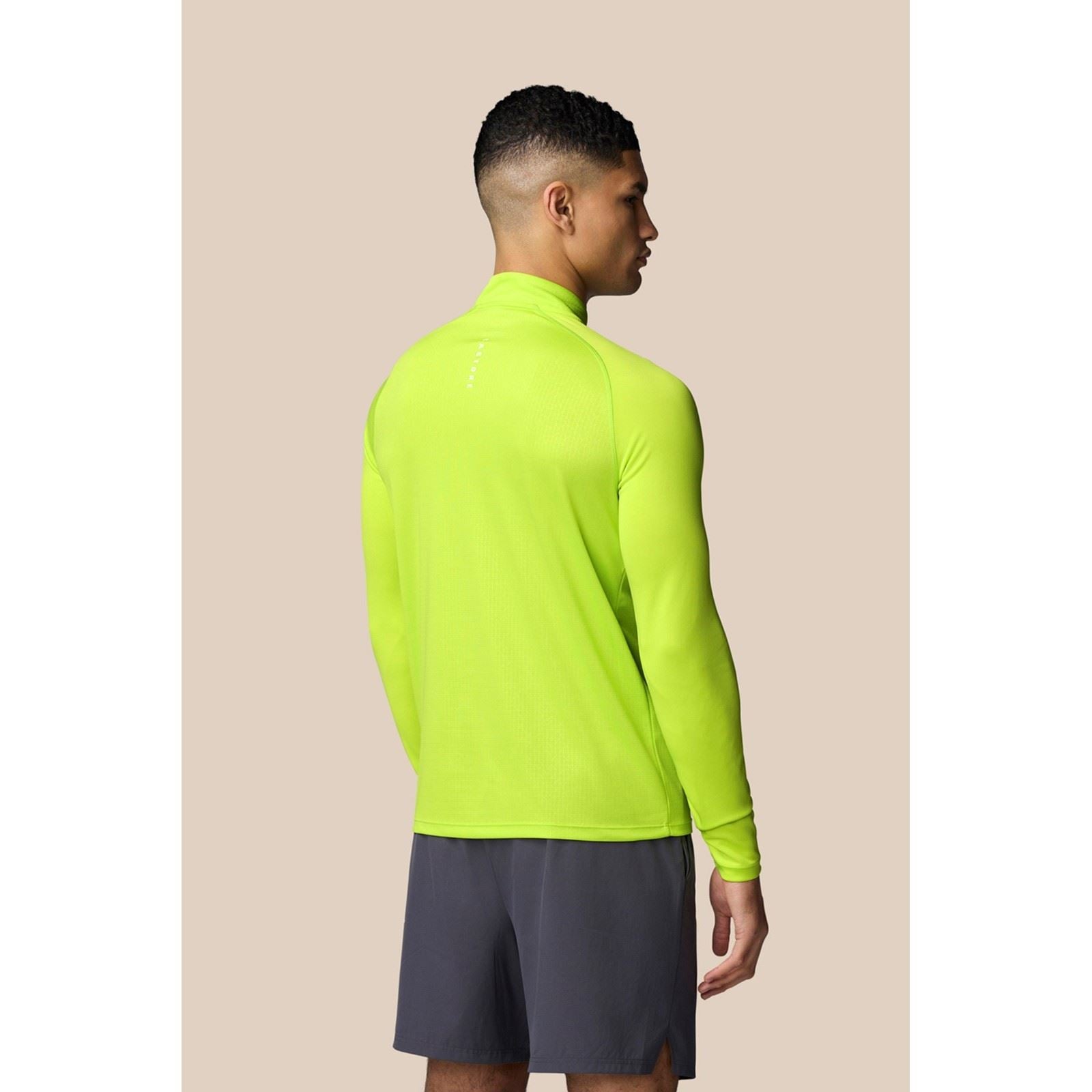 Castore Adapt 1/4 Zip Top Polyester Herren Grünes Activewear T-Shirts