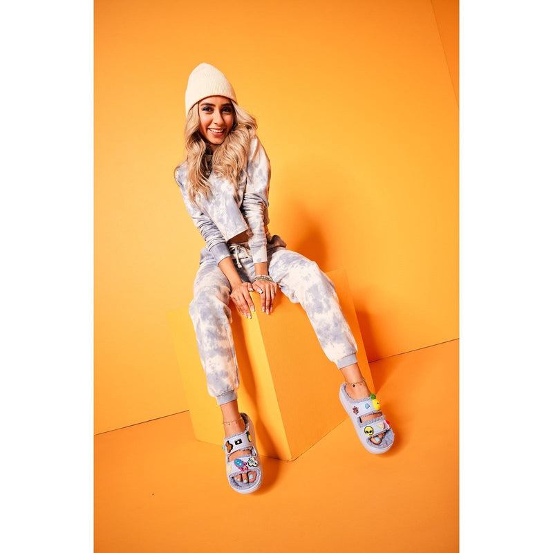 Crocs Classic Cozzzy Damen Sandalen Aus Blauem Kalzit In Thermoplast