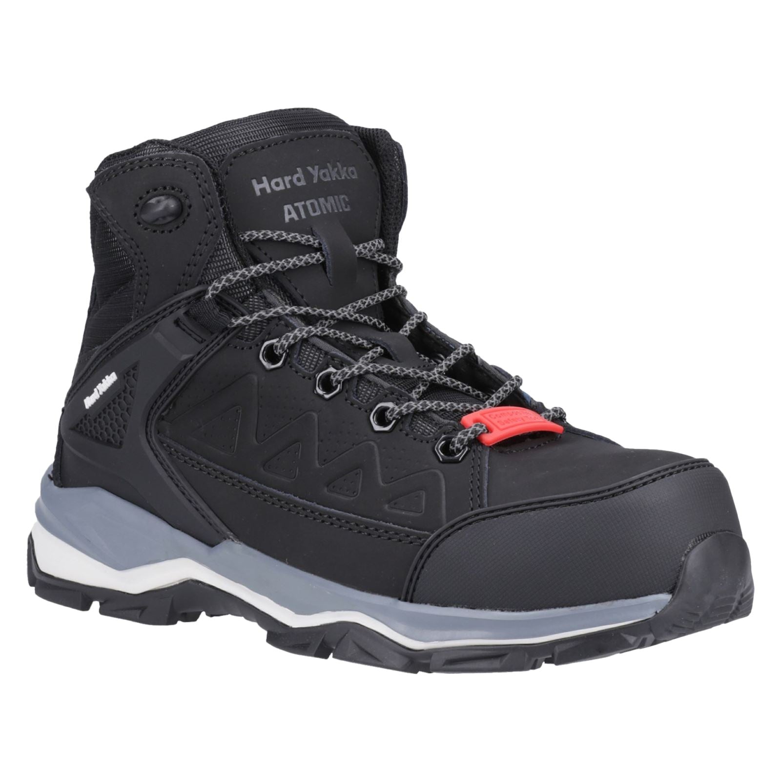 Hard Yakka Atomic Leder Schwarze Sicherheitsstiefel