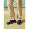 Hush Puppies Rafael Herren Wildleder Halbschuhe In Marineblau Mit Schnürung