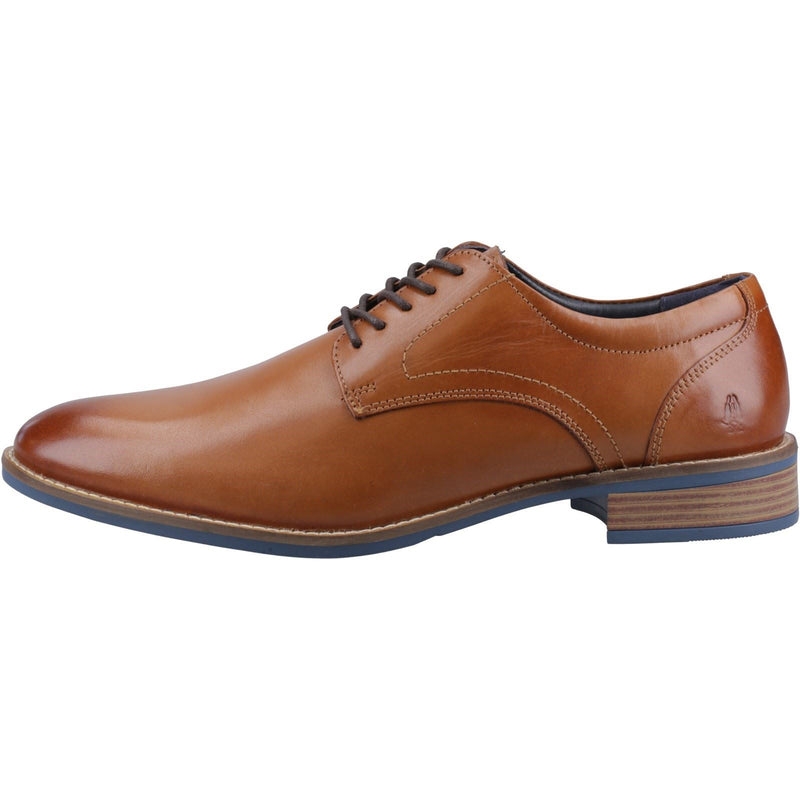 Hush Puppies Damien Lace Up Herren Lederschuhe In Tan Zum Schnüren