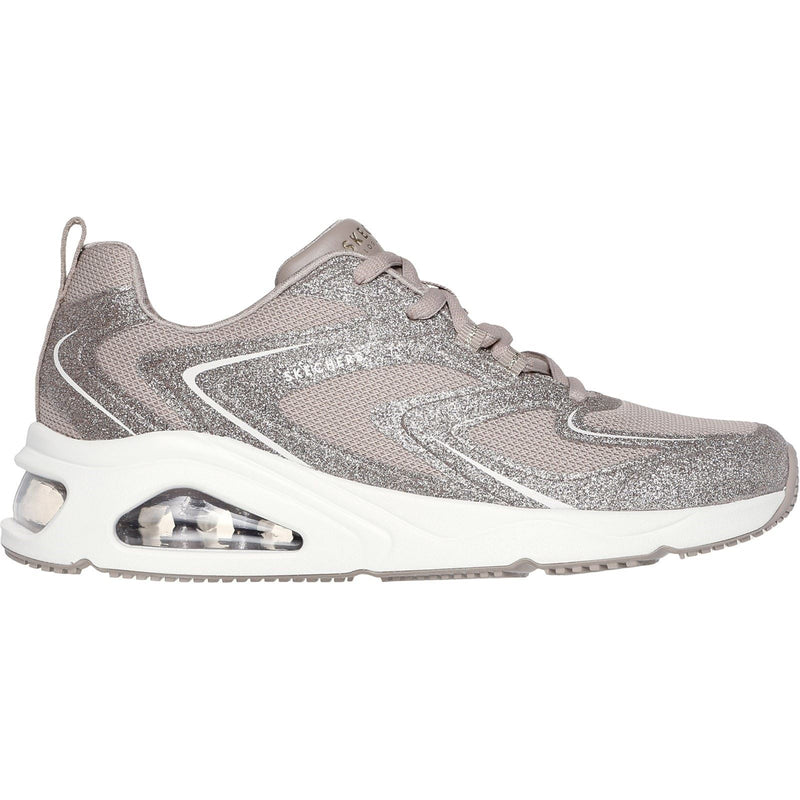 Skechers Tres-Air Uno Glit Airy Damen Taupe Sneaker