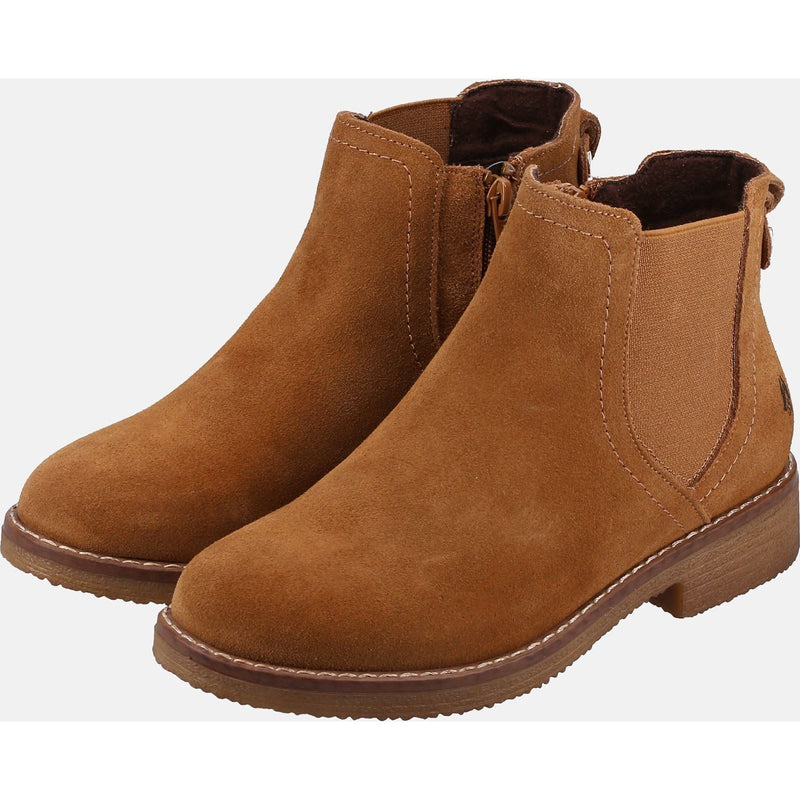 Hush Puppies Maddy Wildleder Damen Stiefeletten In Tan