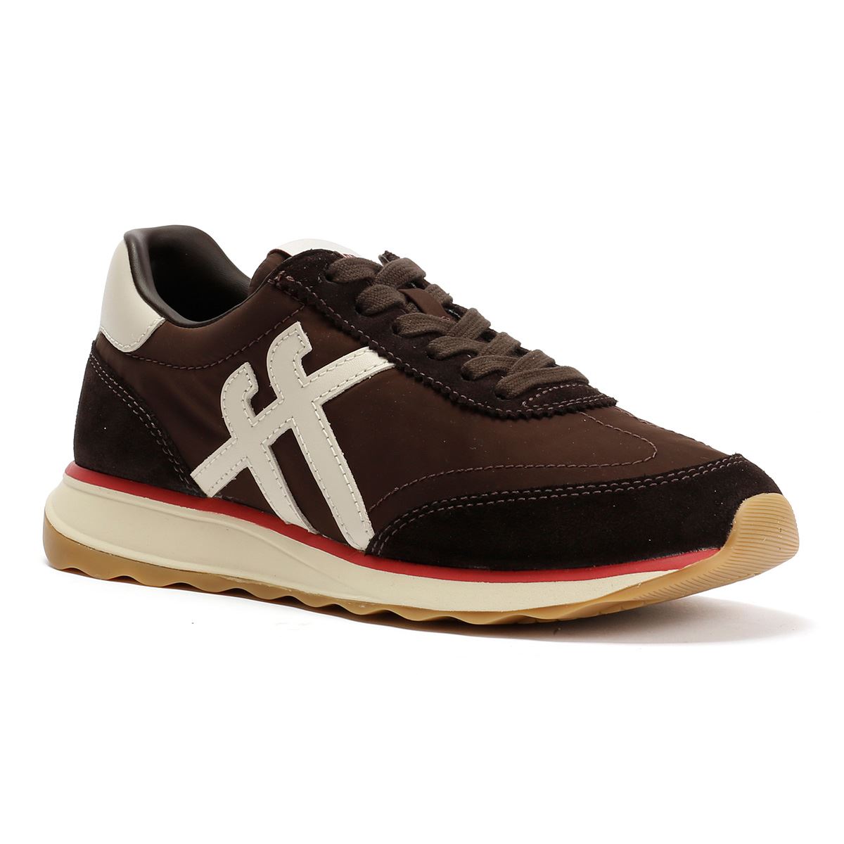 FitFlop Retro-Q FF Nylon Damen Braune Sneaker