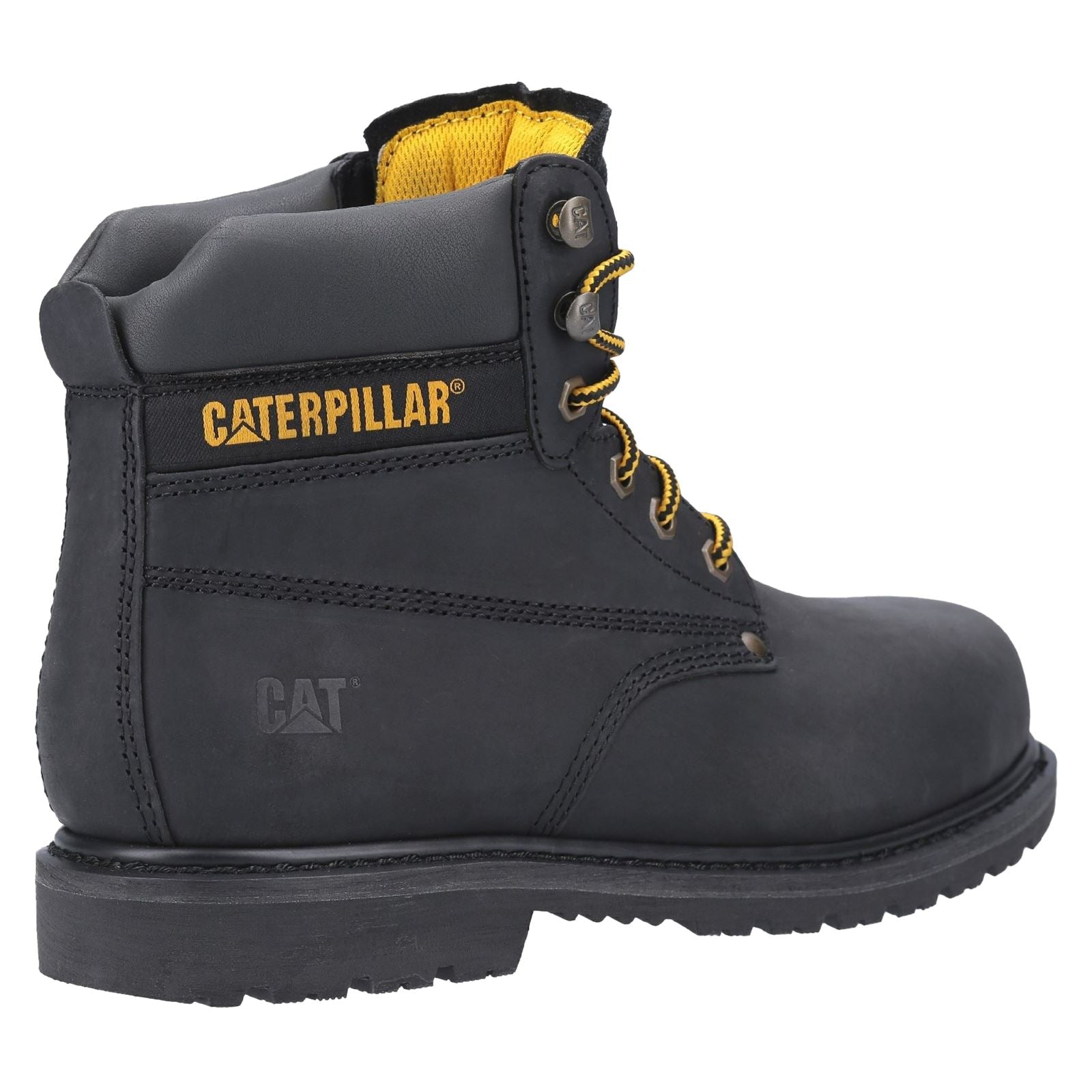 Caterpillar Powerplant Nubuck Schwarze Farbe Sicherheitsstiefel