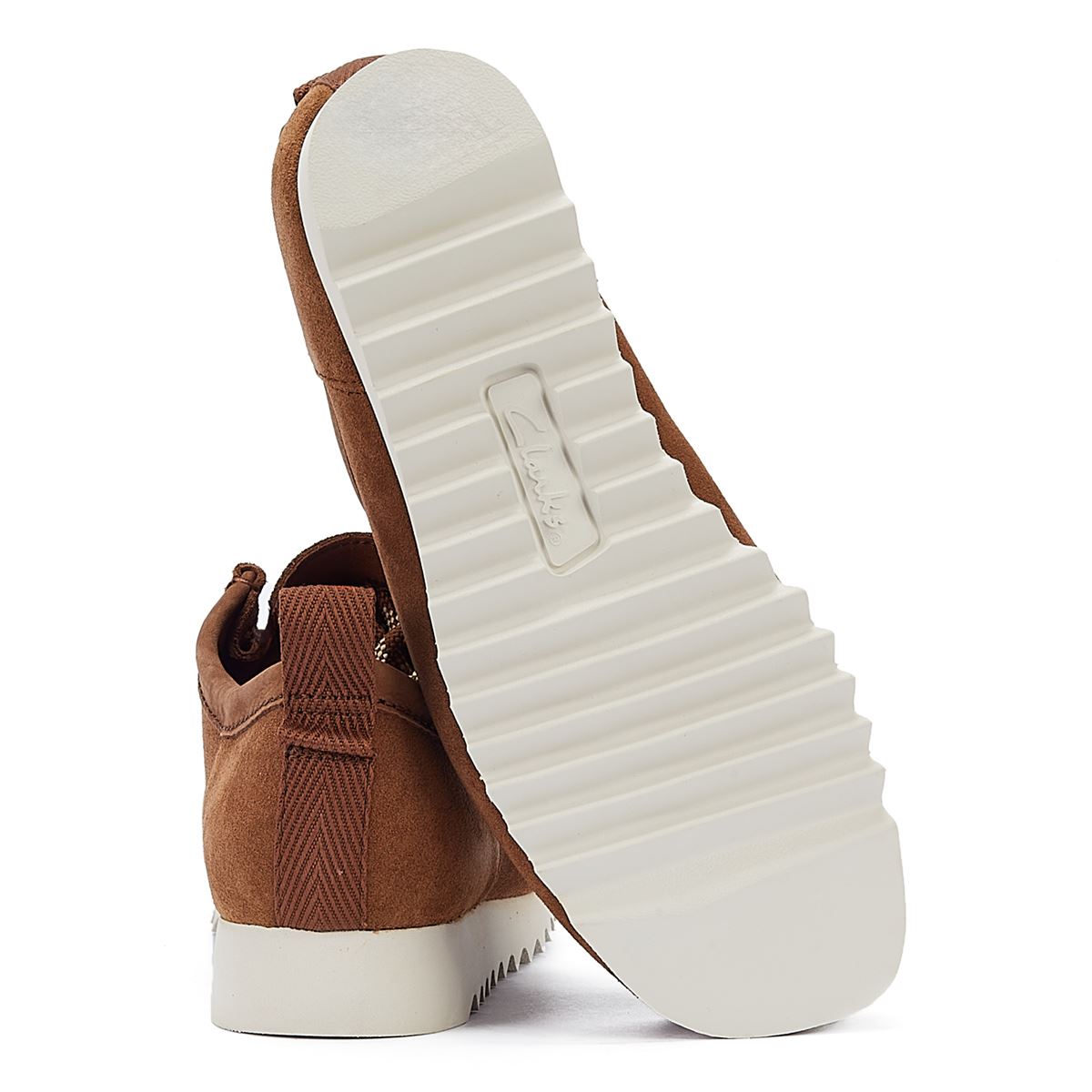 Clarks Main Wallabee FTRE Lo Herren Cola Wildleder Schnürschuhe