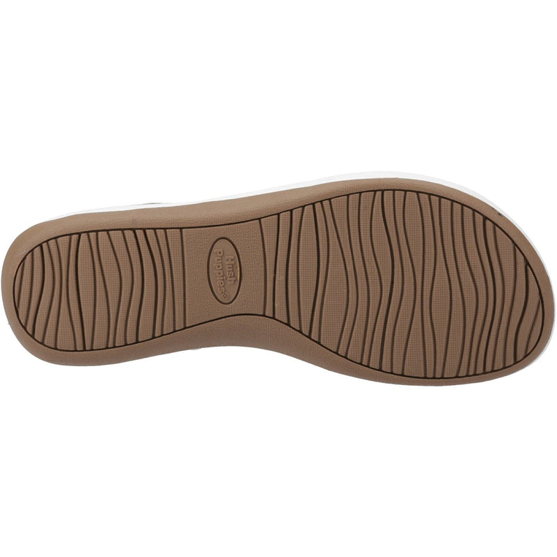 Hush Puppies Susanna Damen Sandalen Aus Leder In Taupe