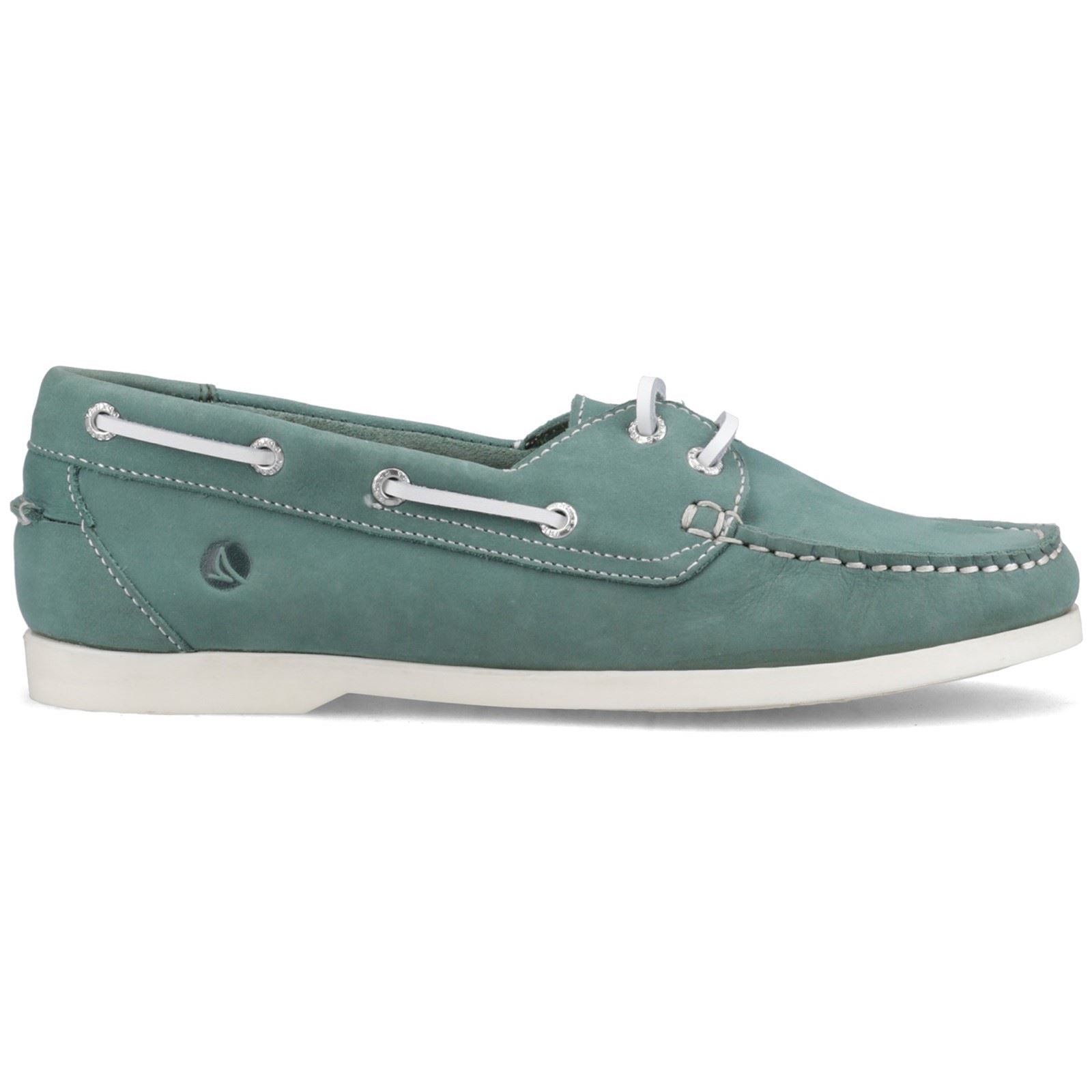 Sperry Balboa 2 Eye Boat Nubuck Damen Grüne Bootsschuhe
