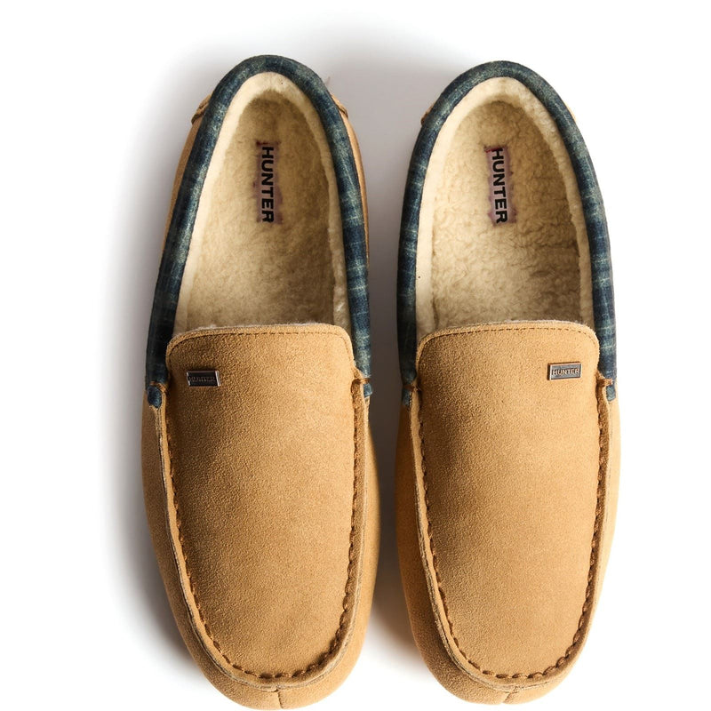 Hunter Moccassin Wildleder Herren Keks Hausschuhe