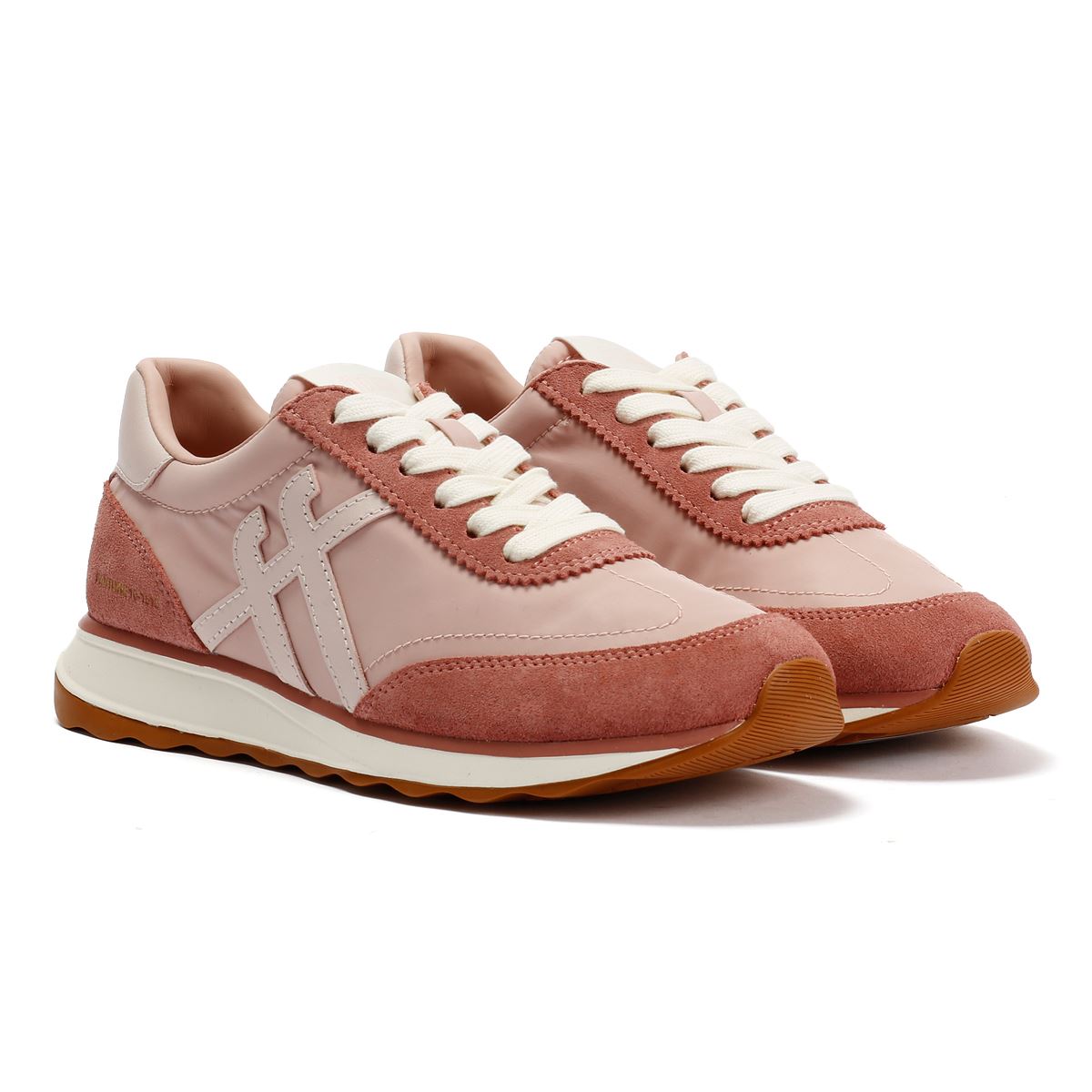 FitFlop X Pantone Retro-Q Wildleder Damen Pink Sneakers