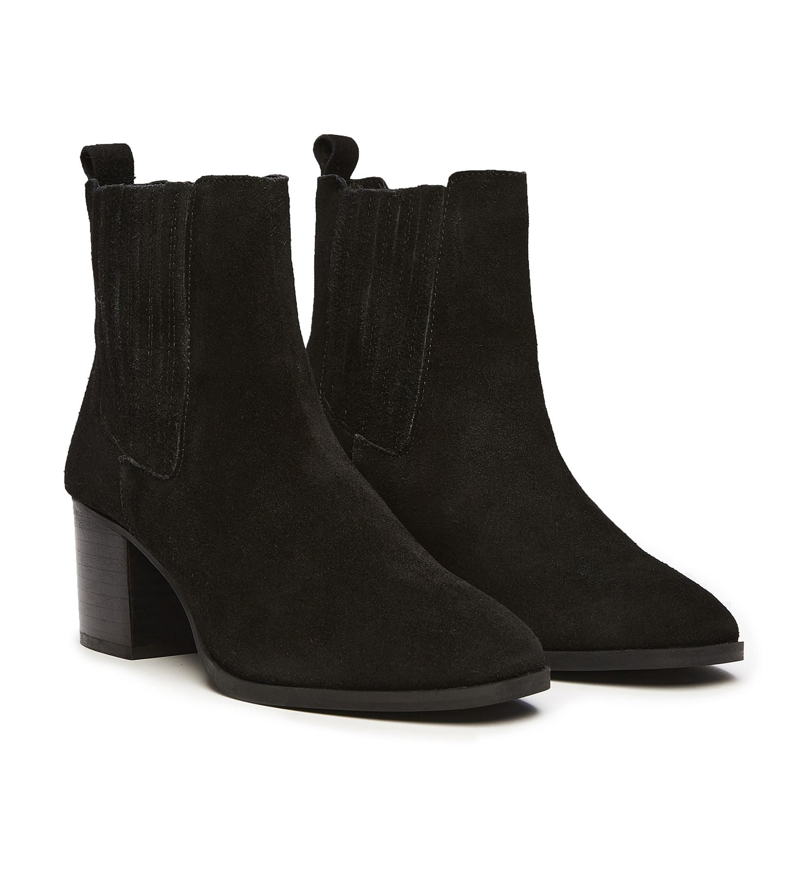 Osprey London The Naples Wildlederschwarze Damenstiefel