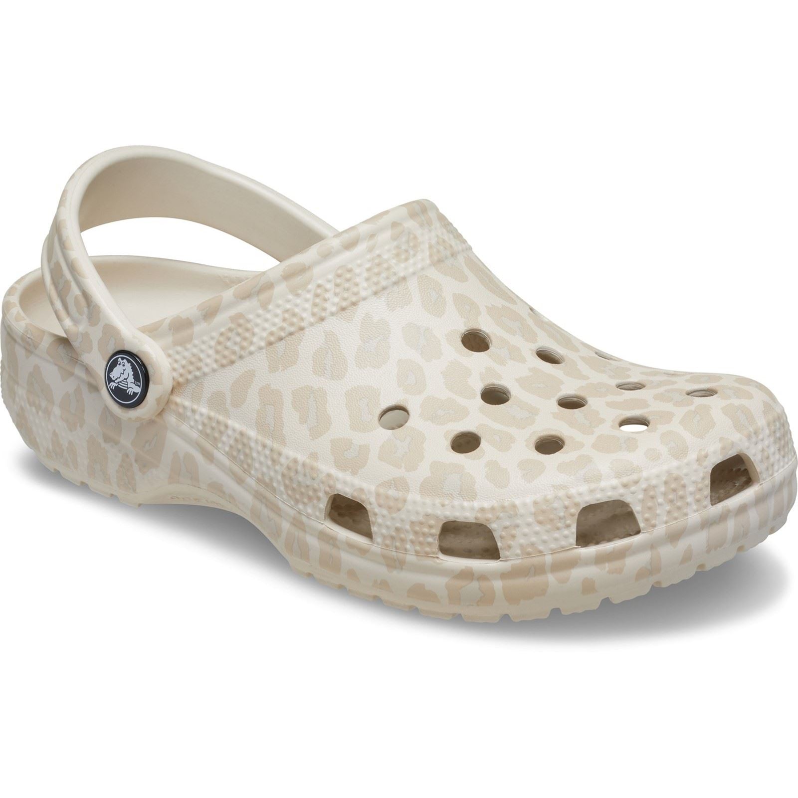 Crocs Classic Animal Eva Damen Mandelton/Leoparden Clogs