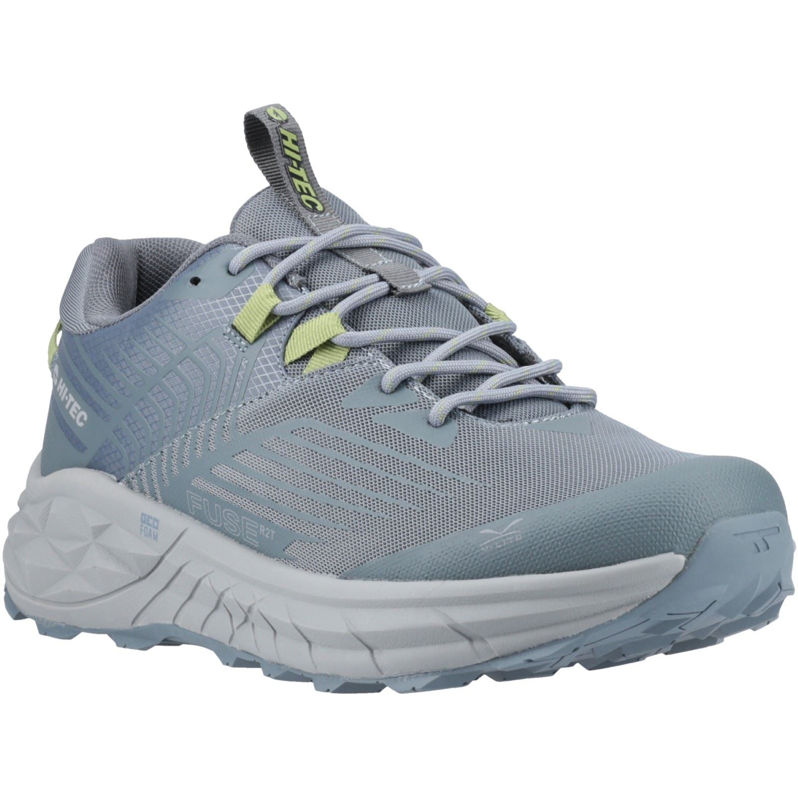 Hi-Tec Fuse Trail Low Polyesternetz Herren Sneaker In Dunkelschiefer/Unwetter