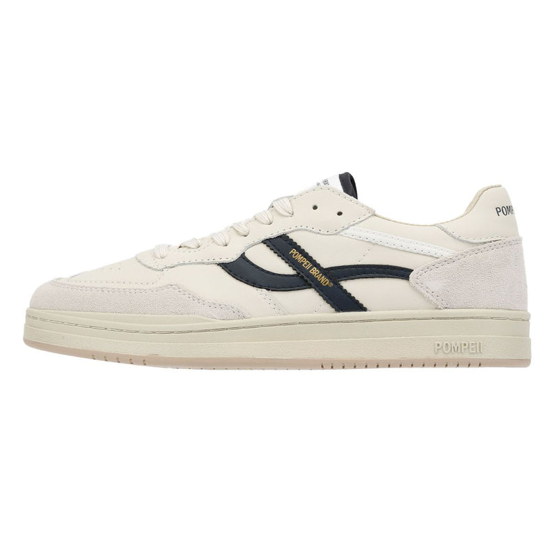 Pompeii Elan Leder Herren Weiße Sneakers