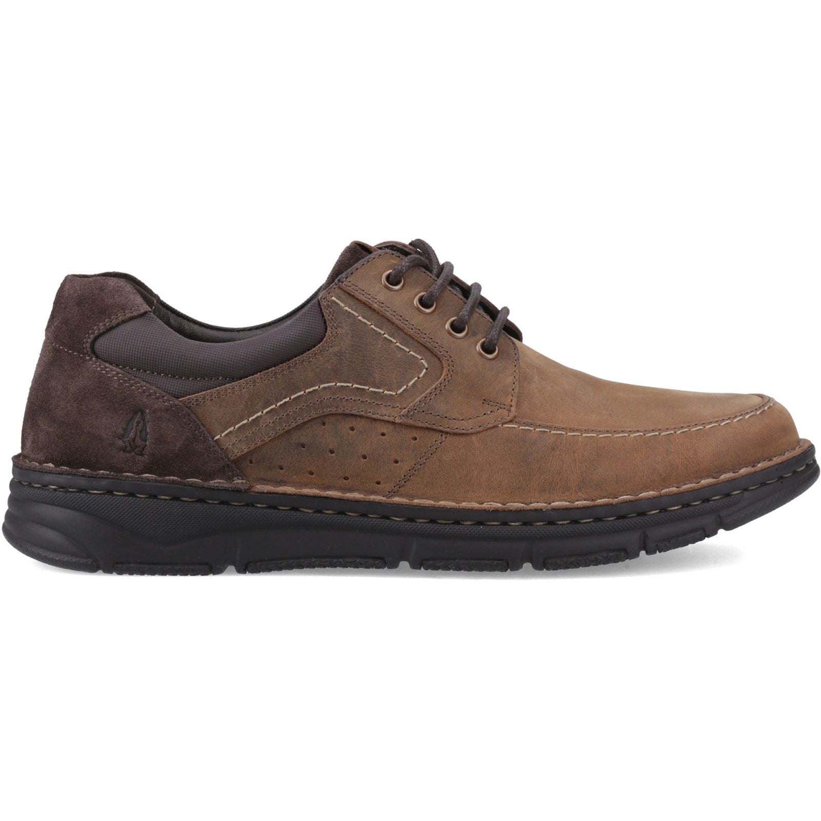 Hush Puppies Franklin Lace Up Shoe Leder Herren Tan Freizeitschuhe