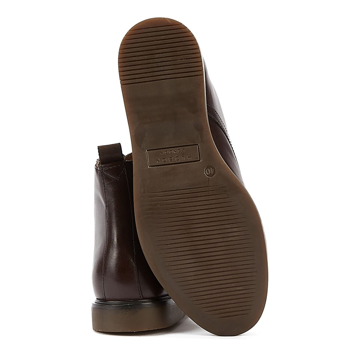 H By Hudson Battle Leder Herren Stiefel Braun