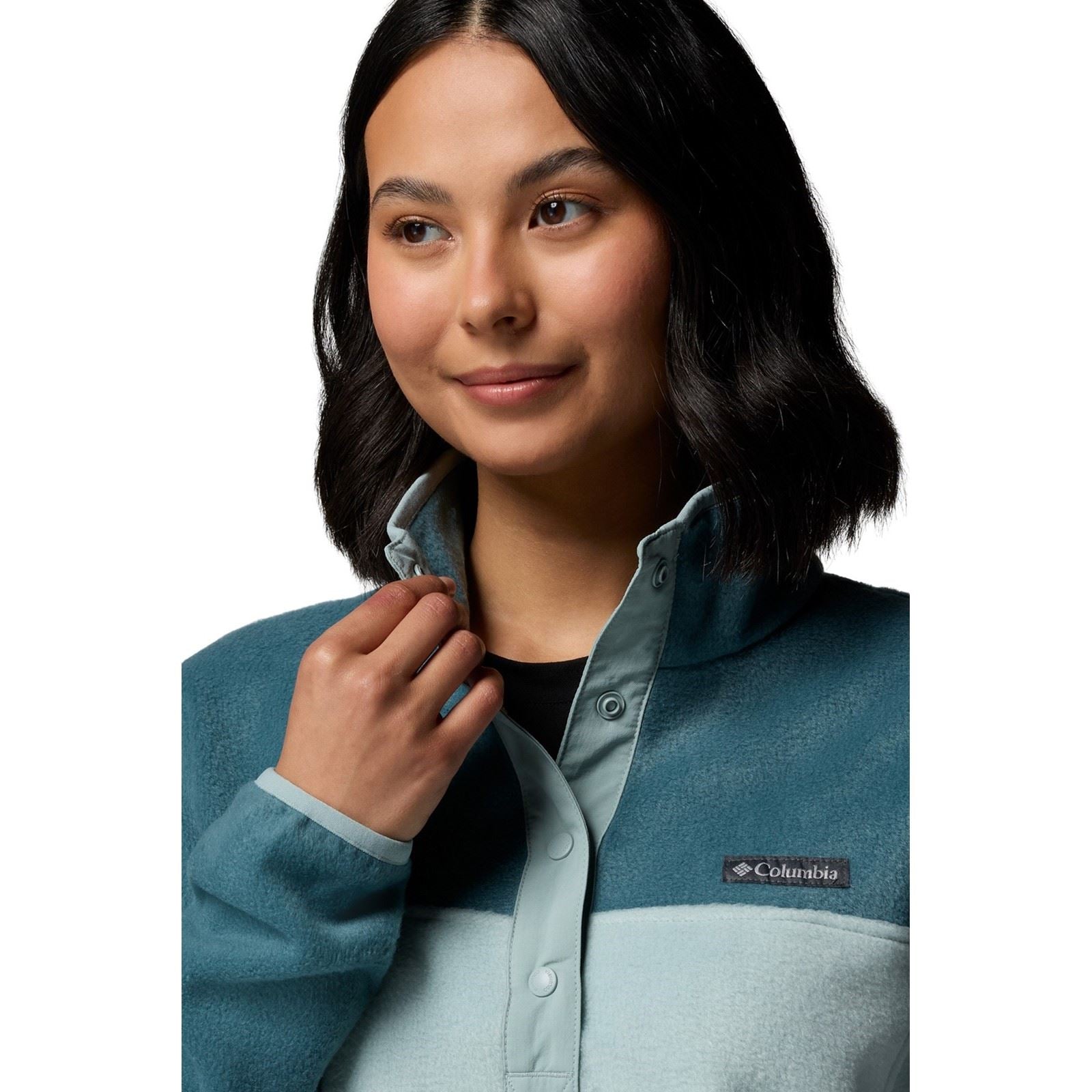 Columbia Benton Springs 1/2 Snap Pull Over II Polyester Damen Blauer Pullover