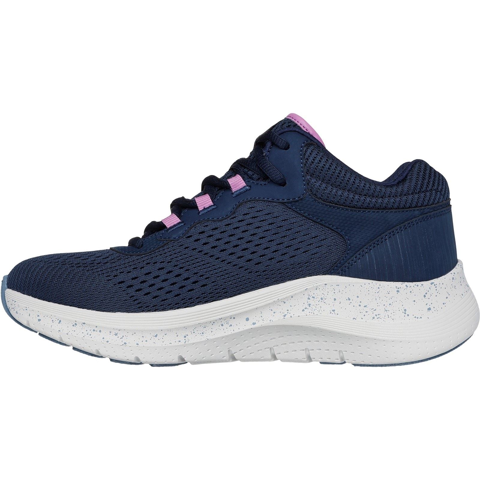Skechers Arch Fit 2.0 Rainy Days Textile Damen Sneaker In Marineblau/Lila
