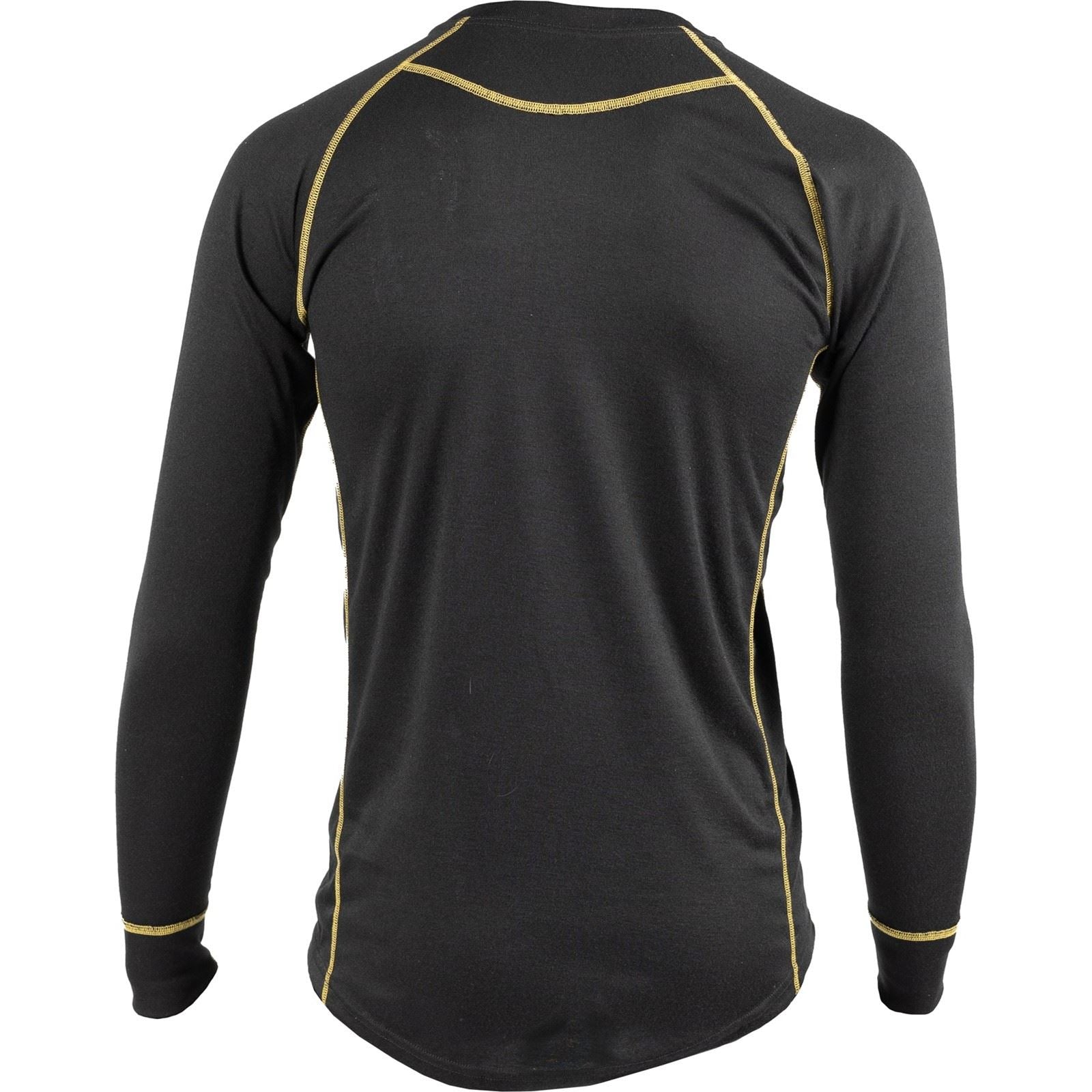 Caterpillar Thermo Polyester Herren Schwarz Baselayer Shirt