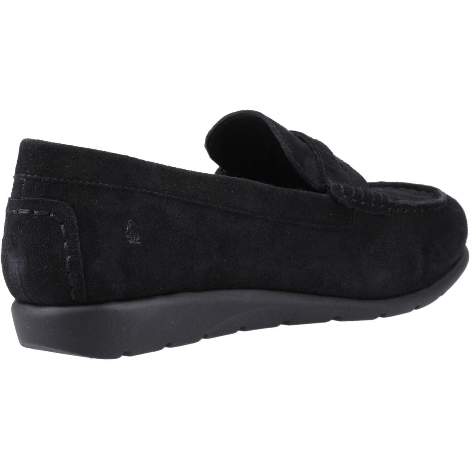 Hush Puppies Shelby Damen Wildlederslipper in Schwarz