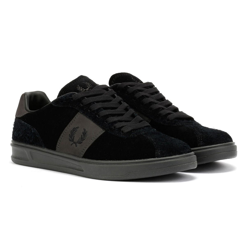 Fred Perry Suede Herren Sneaker Aus Schwarzem Wildleder