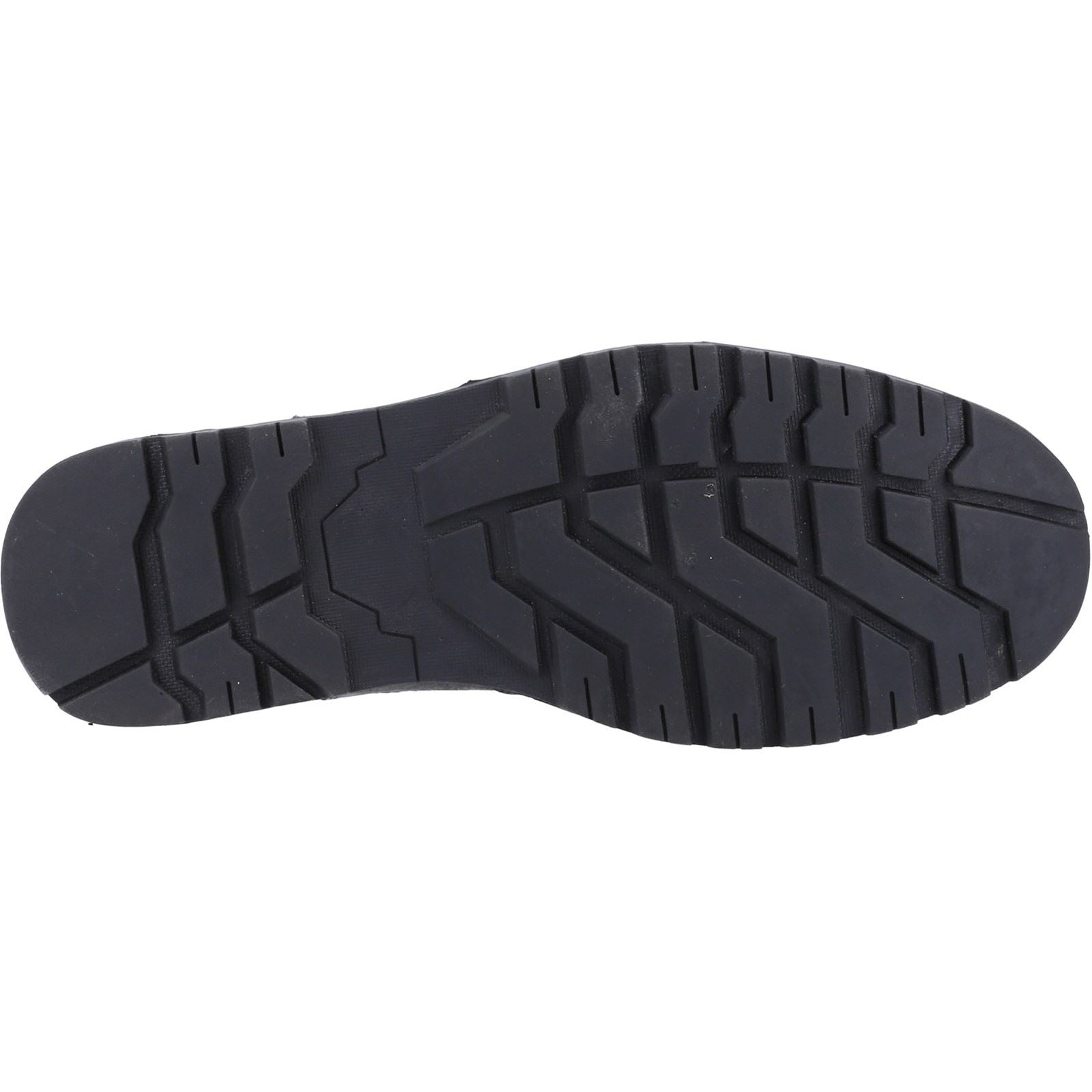 Hush Puppies Gary Kunstleder Herrenschwarzstiefel
