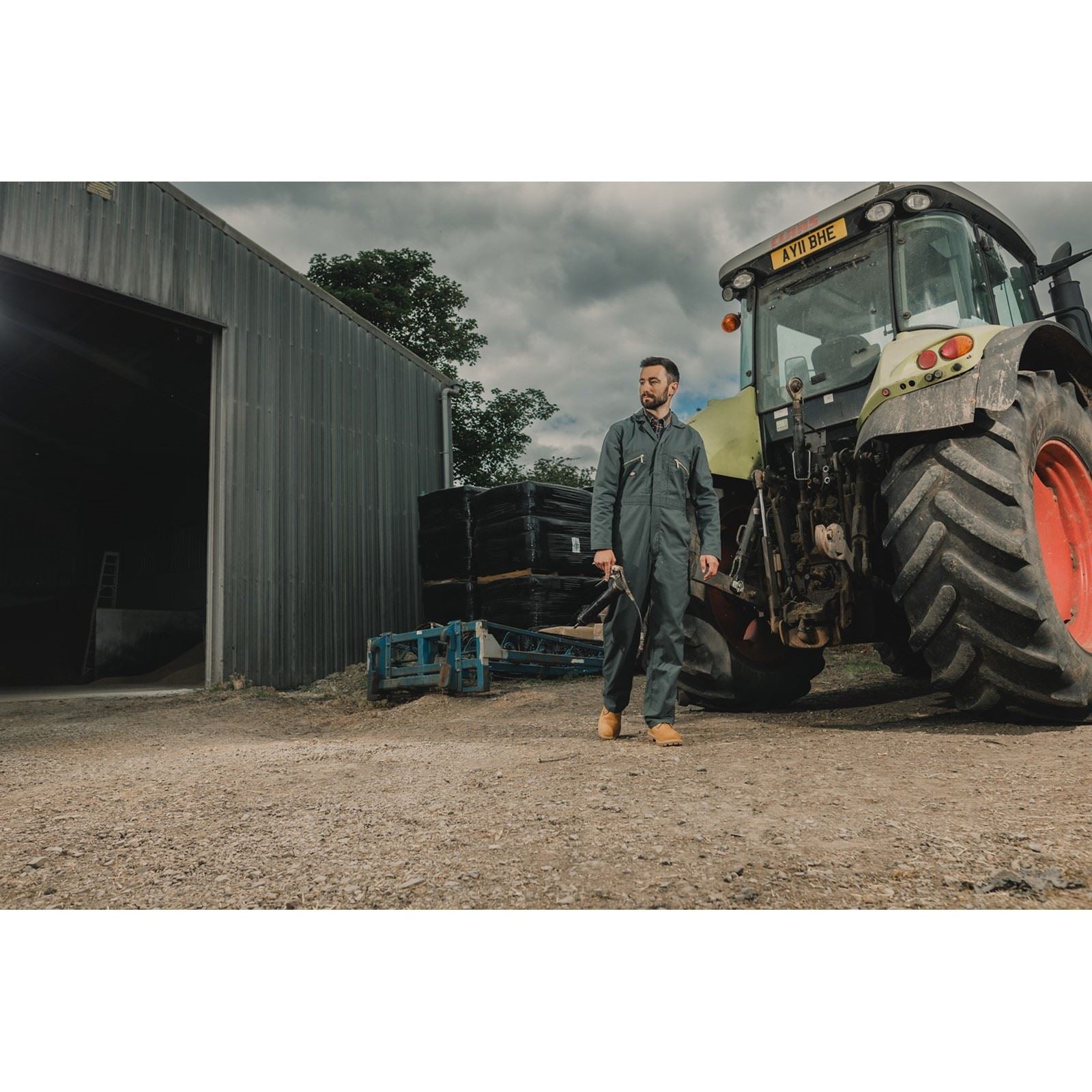 Dickies Everyday Polyester 'S Green Work Coverall
