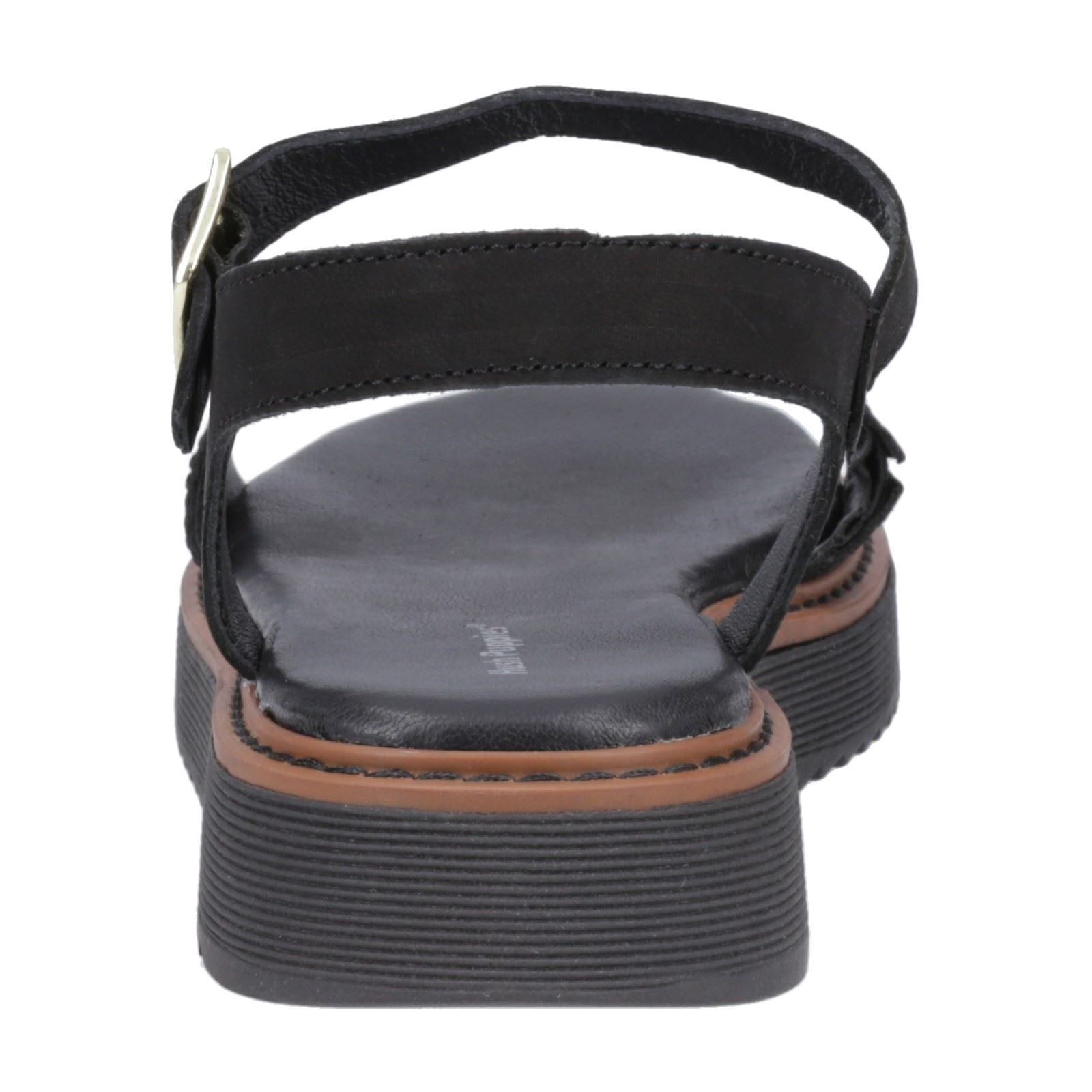 Hush Puppies Cassie Nubuk Damen Sandalen In Schwarz