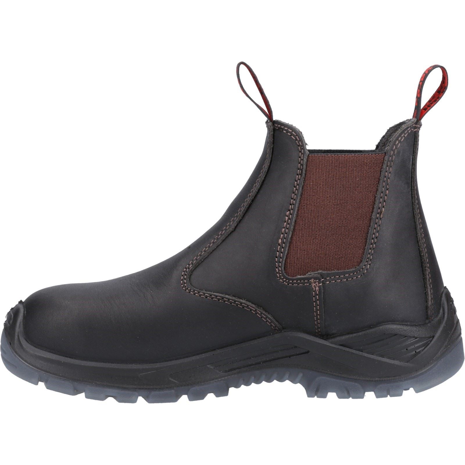 Hard Yakka Banjo Lederbraune Sicherheitsstiefel