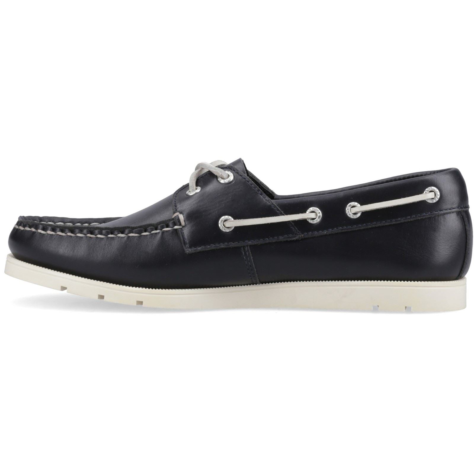 Sperry Oakland 2 Eye Boat Leder Herren Marine Bootschuhe