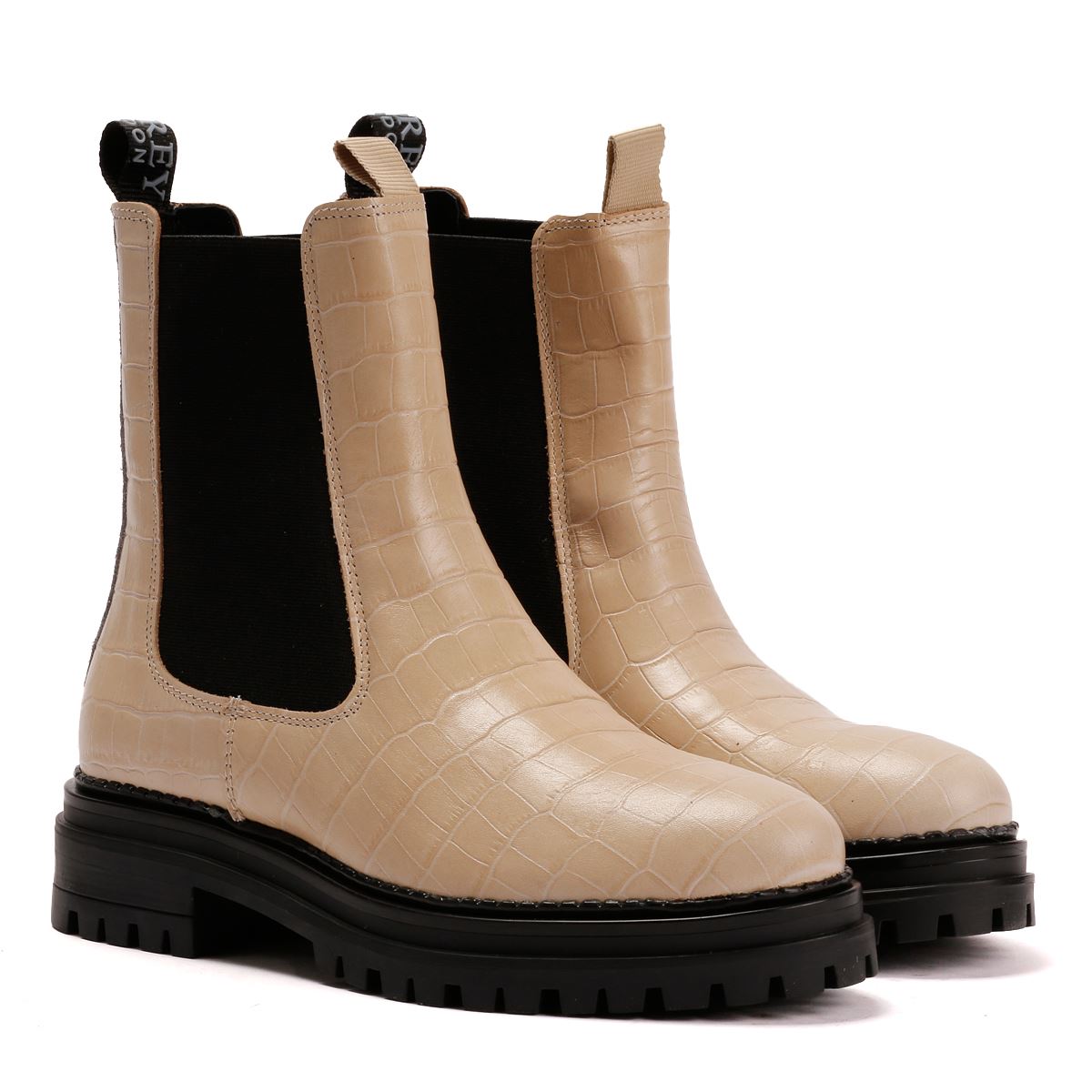 Osprey London The Huckleberry Leder Damen Weiße Stiefel