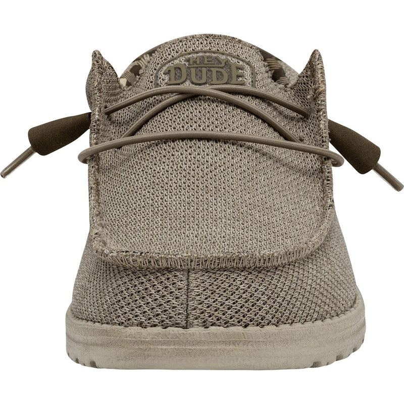 HEYDUDE Wally Sox Herren Bootsschuhe Aus Kunst-Wildleder In Beige