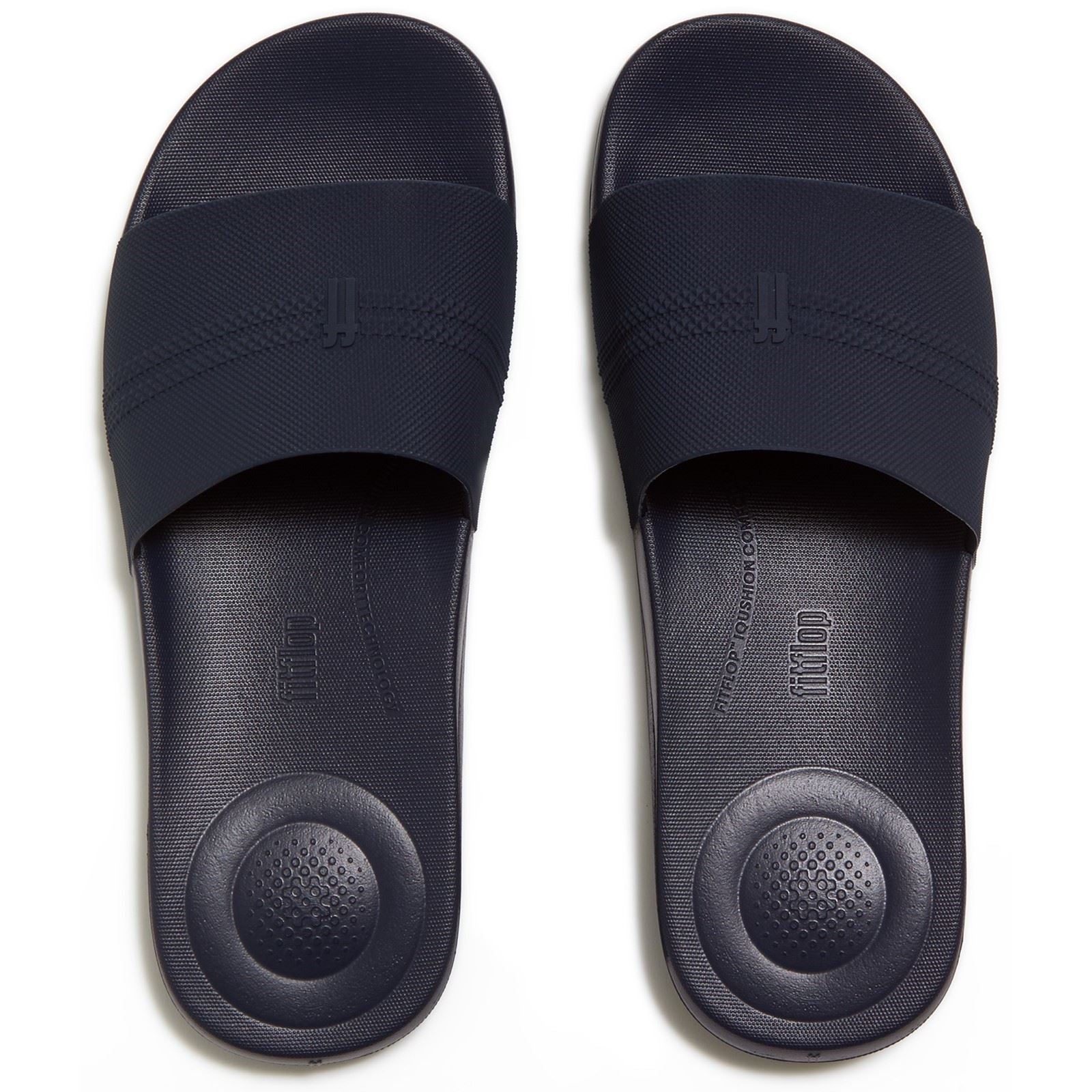Fitflop iQushion Pool Polyurethan Herren Slides In Mitternachtsblau