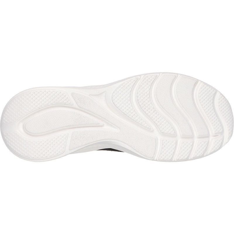 Skechers Bobs Squad Waves Still Wading Textile Damen-Sneaker In Schwarz