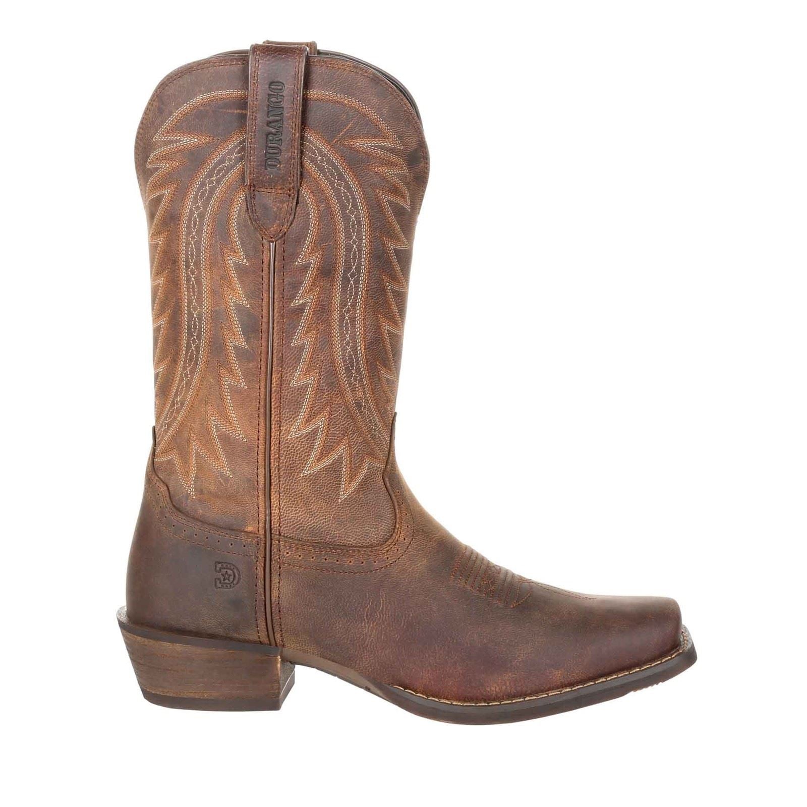 Durango Rebel Frontier Herrenstiefel Aus Leder In Verwaschenem Sonnenuntergangsbraun