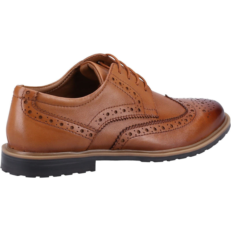 Hush Puppies Verity Leder Damen Tan Brogues Schuhe