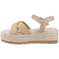 Hush Puppies Jemma Espadrille Damen Sandalen Aus Polyurethan In Tan