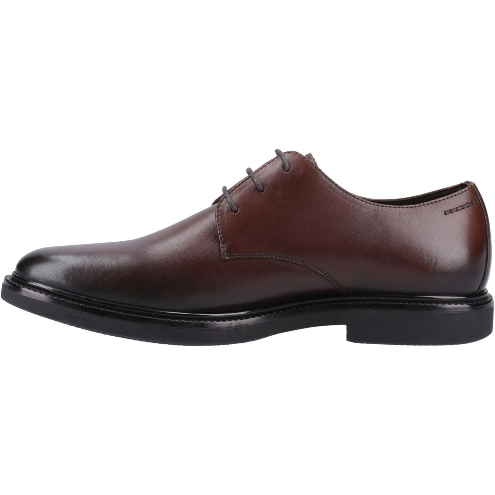 Hush Puppies Kye Herrenschuhe Aus Leder In Schokoladenfarbe Mit Schnürung