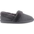 Hush Puppies Ariel Damen Hausschuhe aus Wildleder in Grau