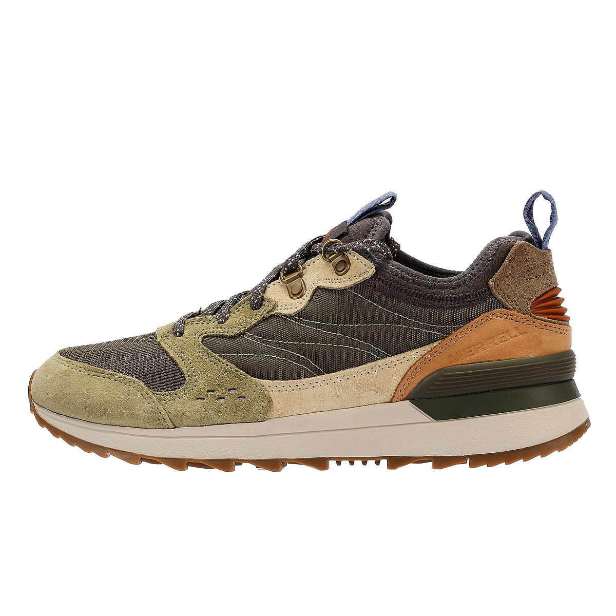 Merrell Alpine 83 Recraft Herren Olivgrün/Mehrfarbige Stoff-Sneakers