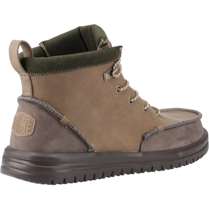 HEYDUDE Bradley Tumbled Classic Polyurethan Herren Nuss Knöchelstiefel